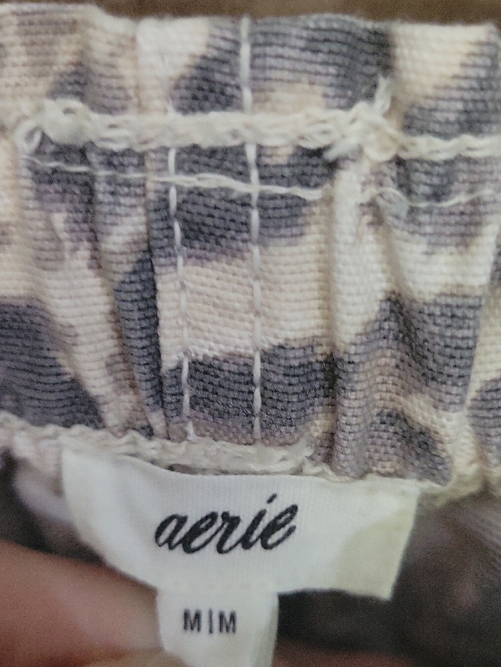 Aerie Womens Leopard-Print Drawstring Shorts - Picture 2 of 6